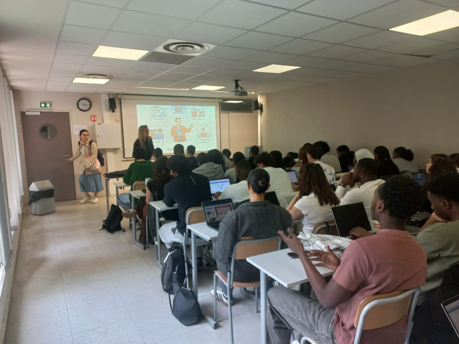 Intervention auprès d’un groupe d’étudiants